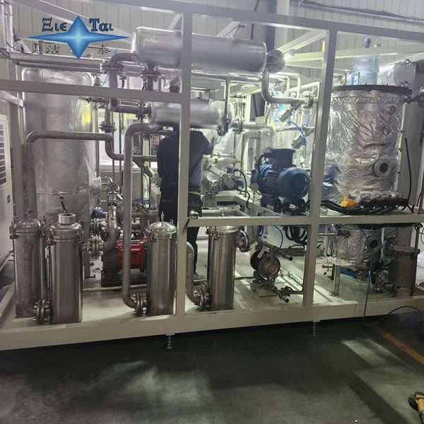 单工位碳氢喷淋干燥真空设备